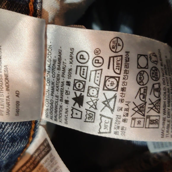 Levi's 505 Regular Fit Jeans 38x34 - Picture 7 of 8